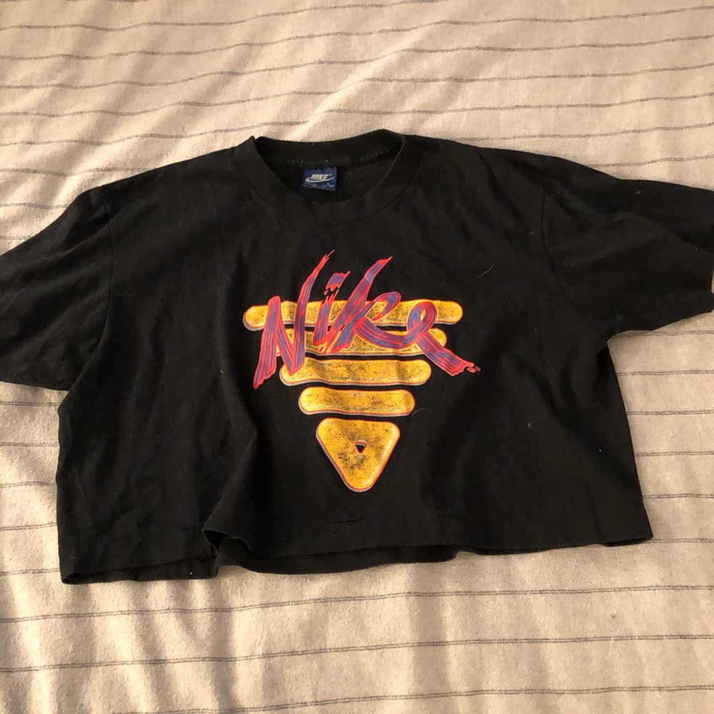 Vintage nike cropped tee